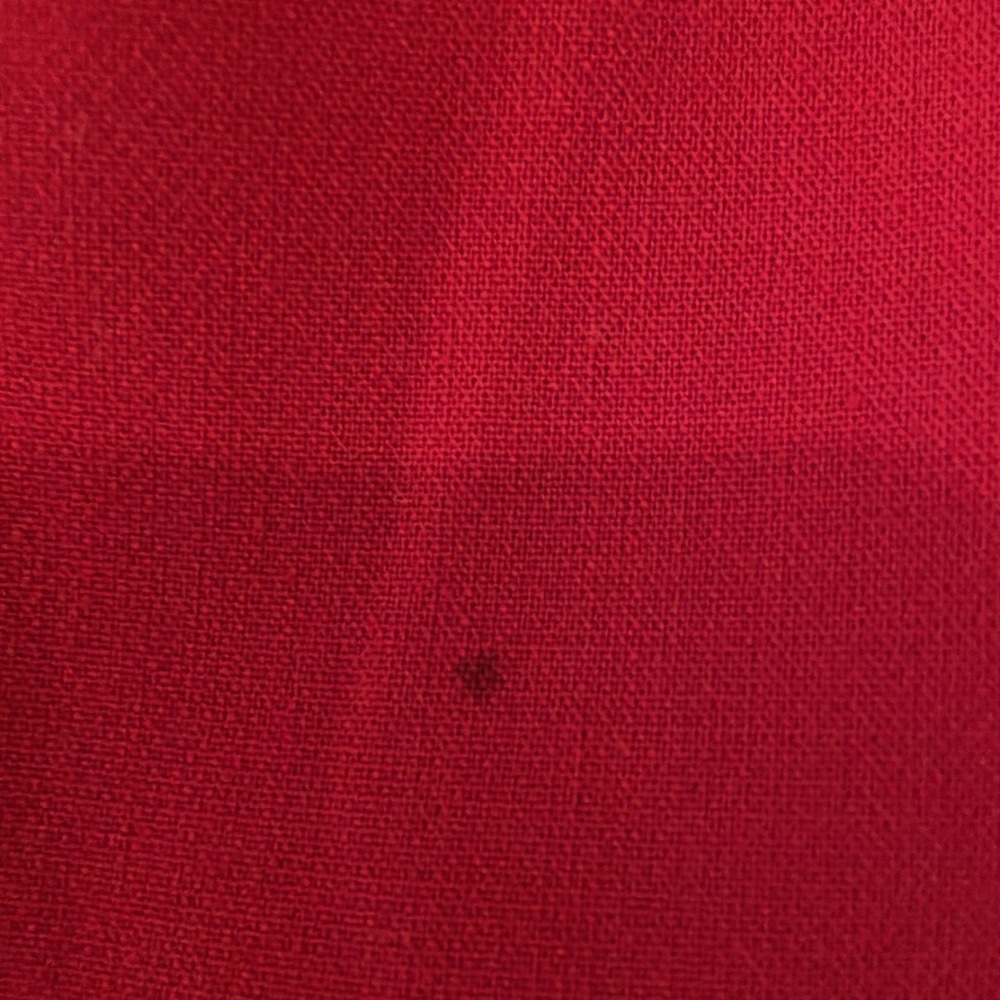 Cache Red And Black Sheath Color Block Dress Size… - image 3